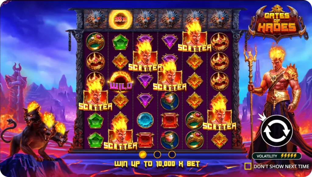 Free Spins in Gates of Hades 